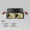 Миниатюра фото встраиваемый светодиодный светильник maytoni alfa led dl043-02-10w4k-sq-b-1 | 220svet.ru